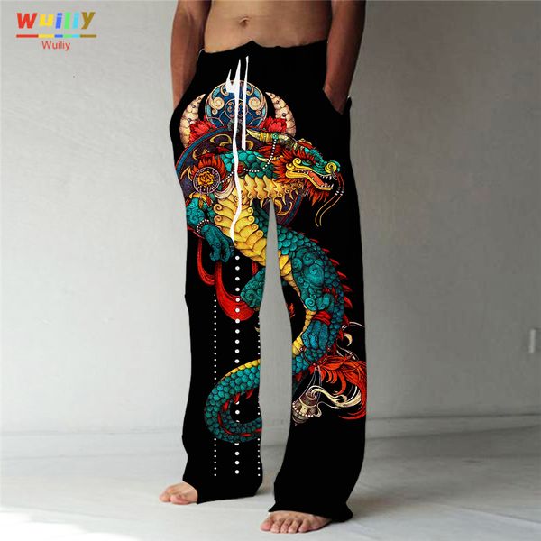 men's pants dragon straight trousers 3d print elastic drawstring design front pocket beach animal graphic prints comfort 230630, Black
men's pants dragon straight trousers 3d print elastic drawstring design front pocket beach animal graphic prints comfort 230630, Black