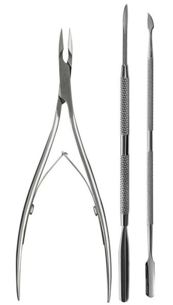3pcsset stainless steel cuticle pusher spoon remover cutter nipper clipper nail scissors tools for manicure callus shaver3417914, Silver
3pcsset stainless steel cuticle pusher spoon remover cutter nipper clipper nail scissors tools for manicure callus shaver3417914, Silver
