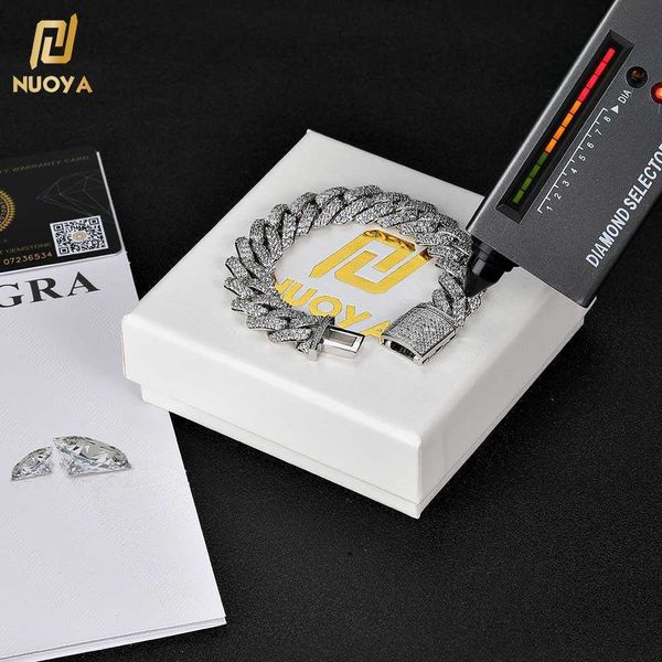 nuoya 15mm iced out jewelry vvs moissanite cuban bracelet for women and men 925 sterling silver cuban link bracelet
nuoya 15mm iced out jewelry vvs moissanite cuban bracelet for women and men 925 sterling silver cuban link bracelet