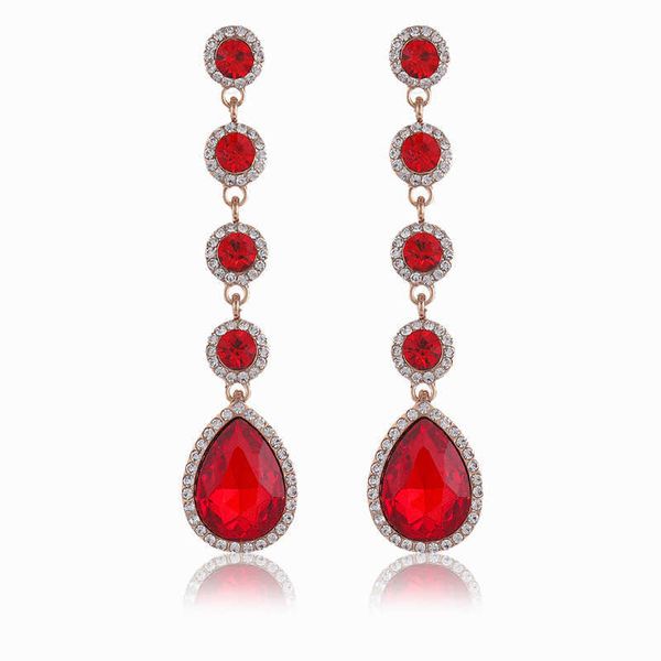 charm new highend long earrings crystal bride wedding dress accessories fashion year ear rings 230630, Golden
charm new highend long earrings crystal bride wedding dress accessories fashion year ear rings 230630, Golden