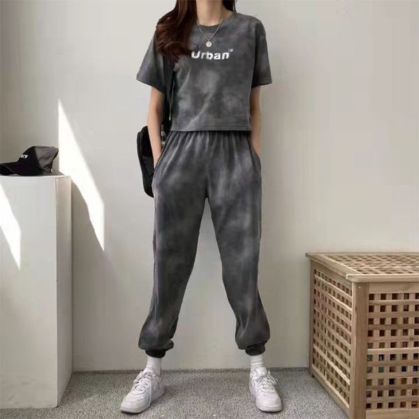 women's tracksuit clothing set short sleeve t shirt pant 2pcs summer camouflage tie dyed loose tees sports casual suit 230630, Gray
women's tracksuit clothing set short sleeve t shirt pant 2pcs summer camouflage tie dyed loose tees sports casual suit 230630, Gray