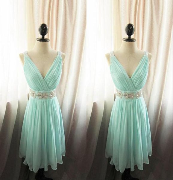 amazing pleated vneck aline short bridesmaid dress with crystal sash bridal party gowns chiffon mint maid of honor dress custom 7759495, White;pink
amazing pleated vneck aline short bridesmaid dress with crystal sash bridal party gowns chiffon mint maid of honor dress custom 7759495, White;pink