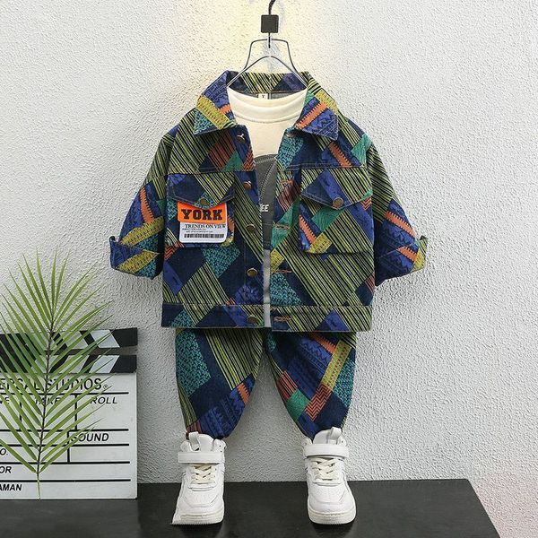 clothing sets 2 11yrs teenagers boy outfit set casual denim two pieces for boys baby suit jacket pant 2pcs kid kids clothes 230630, White
clothing sets 2 11yrs teenagers boy outfit set casual denim two pieces for boys baby suit jacket pant 2pcs kid kids clothes 230630, White