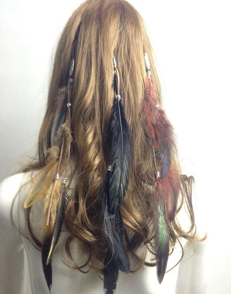 fashion women girl039s clip on in feather hair extension for party brand new hairpieces accessories with clips9960155
fashion women girl039s clip on in feather hair extension for party brand new hairpieces accessories with clips9960155