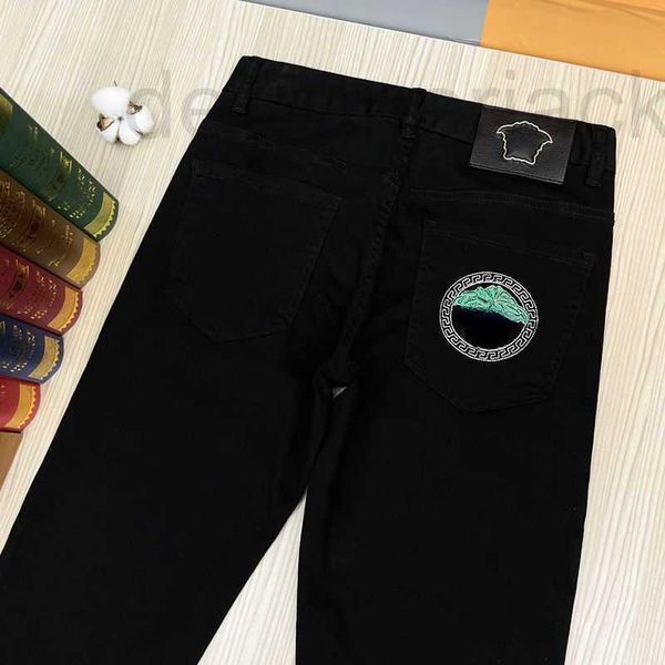 men's jeans designer luxury medusa embroidered mens spring summer tight denim pants trousers zipper access control jean mild water wash, Blue
men's jeans designer luxury medusa embroidered mens spring summer tight denim pants trousers zipper access control jean mild water wash, Blue