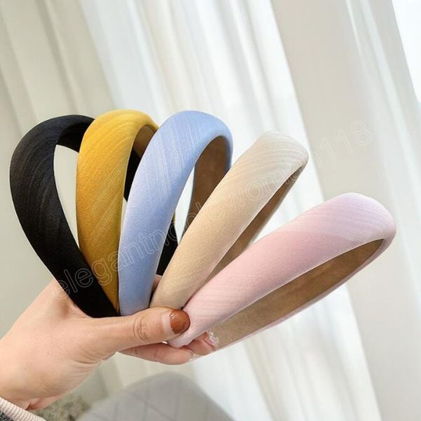 new fashion classic hairband for women candy color spring headwear solid color sponge hair accessories, Silver
new fashion classic hairband for women candy color spring headwear solid color sponge hair accessories, Silver