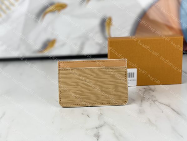 designer card holder water ripple card pack women men's card bag cowhide leather classic pattern m80322 10 colors, Brown;gray
designer card holder water ripple card pack women men's card bag cowhide leather classic pattern m80322 10 colors, Brown;gray