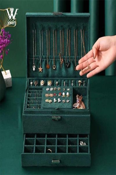 we jewelry box ring necklace earring holder storage case organizer gifts joyeros organizador de joyas 2111055397281, Black
we jewelry box ring necklace earring holder storage case organizer gifts joyeros organizador de joyas 2111055397281, Black
