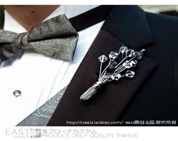 custom variety of crystal color wedding groom corsage men039s business flowers6070954
custom variety of crystal color wedding groom corsage men039s business flowers6070954