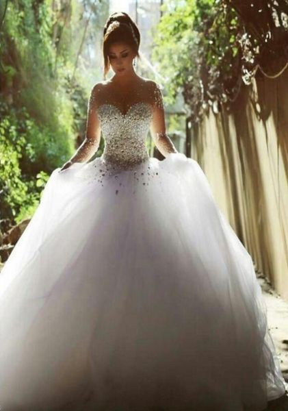 luxury oneck long sleeve jewelry ball gown wedding dresses lace applique bodice open back bridal gowns vestido de noiva3960658, White
luxury oneck long sleeve jewelry ball gown wedding dresses lace applique bodice open back bridal gowns vestido de noiva3960658, White