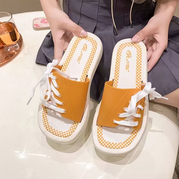 casual slippers women wear lace-up fairy wind personality beautiful outdoor soft sole shopping beach sandals, Black
casual slippers women wear lace-up fairy wind personality beautiful outdoor soft sole shopping beach sandals, Black