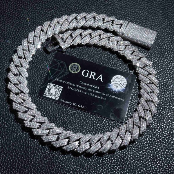 custom moissanite hip hop fine jewelry 925 sterling silver 20mm iced out cuban link chain moissanite necklace bracelet
custom moissanite hip hop fine jewelry 925 sterling silver 20mm iced out cuban link chain moissanite necklace bracelet