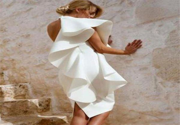 elegant white high neck dubai arabic cocktail party dresses with ruffle backless knee length short prom wear 2020 671610, Black
elegant white high neck dubai arabic cocktail party dresses with ruffle backless knee length short prom wear 2020 671610, Black