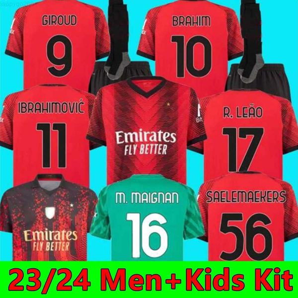 23 24 giroud soccer jerseys ibrahimovic football shirt 2023 2024 tonali rebic camiseta ac milans kjaer theo brahim r.leao men kids kit set u, Gray
23 24 giroud soccer jerseys ibrahimovic football shirt 2023 2024 tonali rebic camiseta ac milans kjaer theo brahim r.leao men kids kit set u, Gray