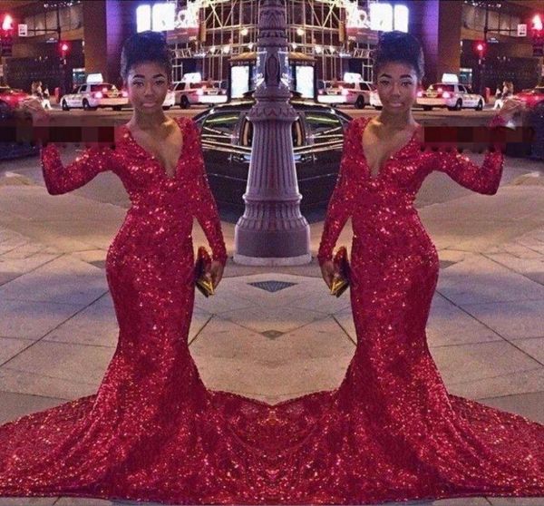 sequined mermaid prom dresses with long sleeves fishtail vneck sweep train sparkly formal evening gowns special occasion dre3094516, Black
sequined mermaid prom dresses with long sleeves fishtail vneck sweep train sparkly formal evening gowns special occasion dre3094516, Black