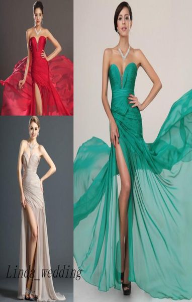 sweetheart evening dress new red champagne emerald green with slit chiffon long pleating formal party dress2279241, Black;red
sweetheart evening dress new red champagne emerald green with slit chiffon long pleating formal party dress2279241, Black;red