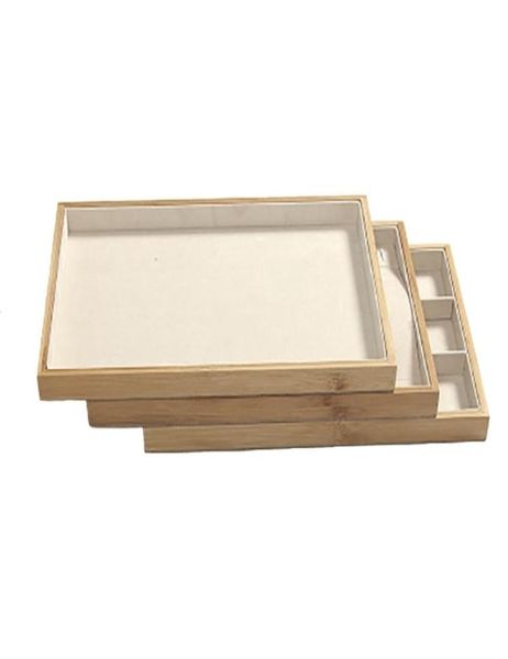 1 pc bamboo wood velvet jewelry display storage box ring earring necklace bracelet pendant organizer 2111051503761, Black
1 pc bamboo wood velvet jewelry display storage box ring earring necklace bracelet pendant organizer 2111051503761, Black