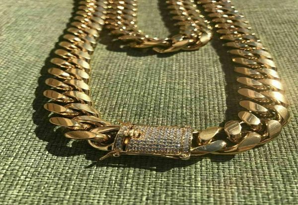 men039s miami cuban link chain 18k gold plated stainless steel 14mm diamond clasp8795471, Silver
men039s miami cuban link chain 18k gold plated stainless steel 14mm diamond clasp8795471, Silver