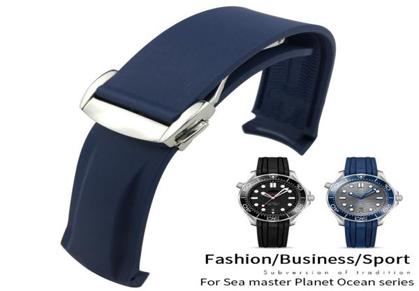 20mm 21mm 22mm curved end rubber silicone watch band for omega sea master planetocean stainless steel deployment buckle waterproo3296668, Black;brown
20mm 21mm 22mm curved end rubber silicone watch band for omega sea master planetocean stainless steel deployment buckle waterproo3296668, Black;brown