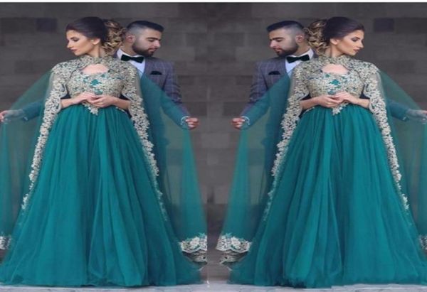 2019 teal green tulle prom dresses with cape v neck lace appliques beaded muslim beaded long party dress plus size even5889764, Black
2019 teal green tulle prom dresses with cape v neck lace appliques beaded muslim beaded long party dress plus size even5889764, Black