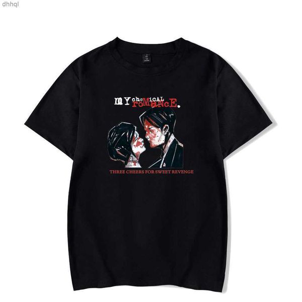 my chemical romance new loose fitting men's short sleeve t-shirt stussys, White;black
my chemical romance new loose fitting men's short sleeve t-shirt stussys, White;black