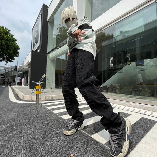 men s jeans original high street men s fashion brand hole design sense of niche explosion street jeans 230629, Blue
men s jeans original high street men s fashion brand hole design sense of niche explosion street jeans 230629, Blue