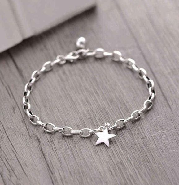 925 sterling silver vintage star bead charm bracelet bangle for women wedding party jewelry gift jlfjdla3775062, Black
925 sterling silver vintage star bead charm bracelet bangle for women wedding party jewelry gift jlfjdla3775062, Black