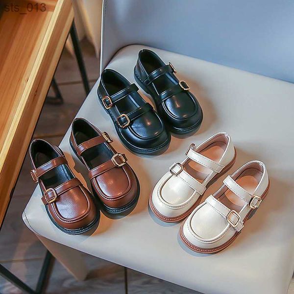 children metal button leather shoes girls black temperament kids fashion simple korean style round-toe versatile 2023 spring new l230518, Black;red
children metal button leather shoes girls black temperament kids fashion simple korean style round-toe versatile 2023 spring new l230518, Black;red