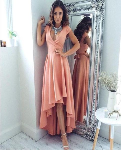 modern high low long coral prom dresses 2017 deep vneck short sleeves formal dresses evening party wear summer cocktail dres6202227, Black
modern high low long coral prom dresses 2017 deep vneck short sleeves formal dresses evening party wear summer cocktail dres6202227, Black