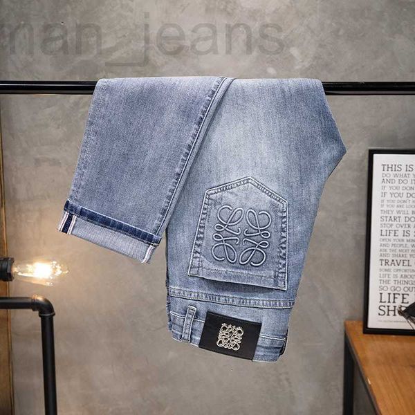 men's jeans designer 2023 european style new jeans for men slim fitting slim-fit pants perforated embroidery embossed fashion thin summ, Blue
men's jeans designer 2023 european style new jeans for men slim fitting slim-fit pants perforated embroidery embossed fashion thin summ, Blue