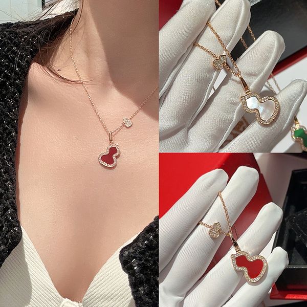 gourd designer pendant necklaces gentle temperament clavicle chain internet celebrity recommendation designing fine jewelry women, Silver
gourd designer pendant necklaces gentle temperament clavicle chain internet celebrity recommendation designing fine jewelry women, Silver