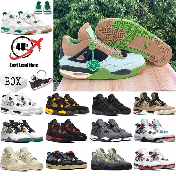 with box mens womens basketball shoes jumpman 4 4s sneaker military black cat fire red red thunder sail white oreo pure money dark mocha uni
with box mens womens basketball shoes jumpman 4 4s sneaker military black cat fire red red thunder sail white oreo pure money dark mocha uni