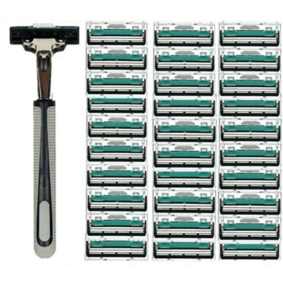 1 handle and 30pcs double layers blades manual razor men male body face shaving razor for standard beard shaver trimmer1947212
1 handle and 30pcs double layers blades manual razor men male body face shaving razor for standard beard shaver trimmer1947212