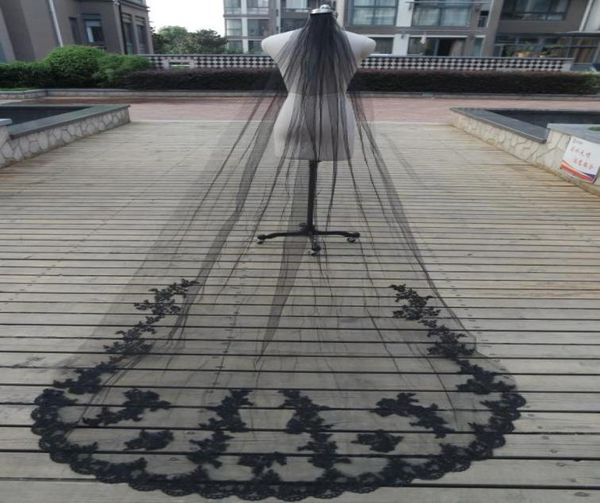 black white ivory cathedral length wedding veils lace edge one layer bridal veil custom made wedding accessories 781800
black white ivory cathedral length wedding veils lace edge one layer bridal veil custom made wedding accessories 781800