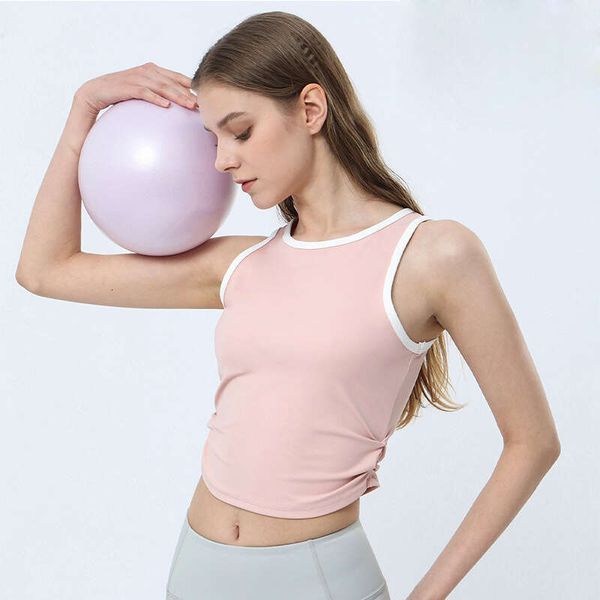 lulu women's sports fiess summer sports tank skin friendly fabric gym sleeveless yoga t-shirt with chest pad running crop top
lulu women's sports fiess summer sports tank skin friendly fabric gym sleeveless yoga t-shirt with chest pad running crop top