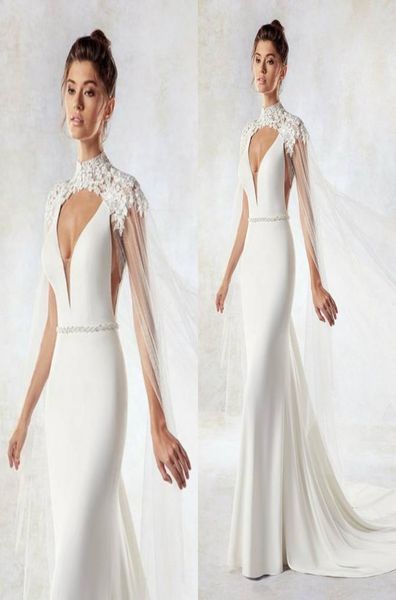 eddy k bridal jackets custom made high collar lace appliqued wedding cape shawls women long wraps for formal dresses5509879, White
eddy k bridal jackets custom made high collar lace appliqued wedding cape shawls women long wraps for formal dresses5509879, White