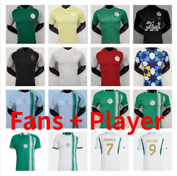 22 23 24 algerie algeria soccer jerseys 2023 2024 fans player version mahrez brahimi bennacer 2 star home away jersey men kids maillot de fo, Black;yellow
22 23 24 algerie algeria soccer jerseys 2023 2024 fans player version mahrez brahimi bennacer 2 star home away jersey men kids maillot de fo, Black;yellow