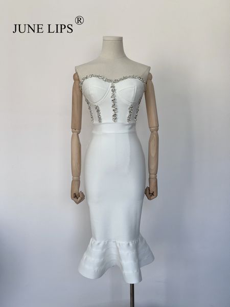 urban dresses june lips summer women black strapless red white embellishment diamonds bandage wholesale 230630, White;black
urban dresses june lips summer women black strapless red white embellishment diamonds bandage wholesale 230630, White;black