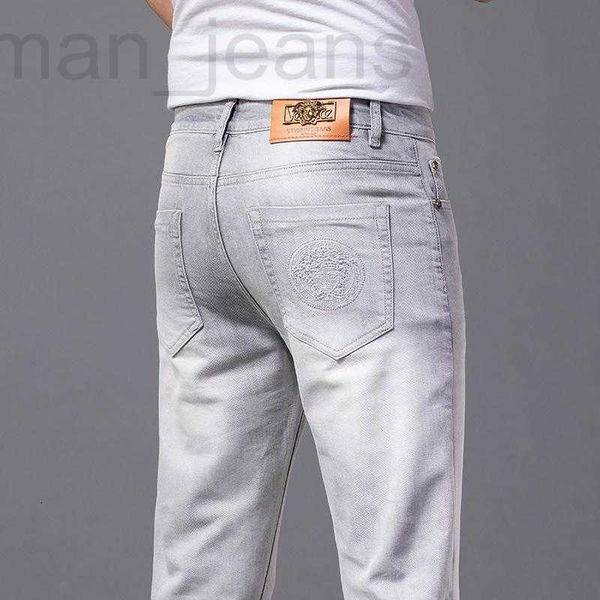 men's jeans designer spring jeans men's korean version small foot slim fit international high-end brand light luxury cotton bullet, Blue
men's jeans designer spring jeans men's korean version small foot slim fit international high-end brand light luxury cotton bullet, Blue