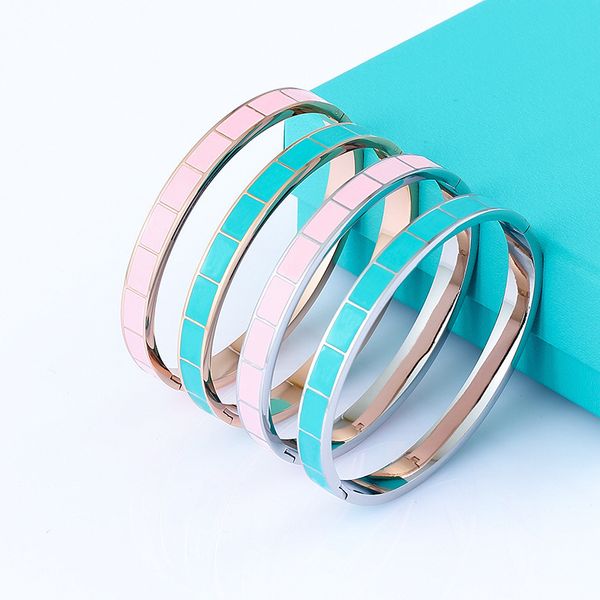 new style classic titanium steel bangle bracelet bracelets new style oil drop bangles women luxurious designer gift letter t home rose blue, Black
new style classic titanium steel bangle bracelet bracelets new style oil drop bangles women luxurious designer gift letter t home rose blue, Black