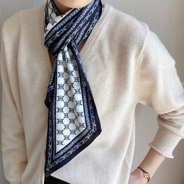 fashion blogger designer jewelry ribbon simulation silk pointed long scarf tie neck ribbon bandanas durag wholesale dj39, Blue;gray
fashion blogger designer jewelry ribbon simulation silk pointed long scarf tie neck ribbon bandanas durag wholesale dj39, Blue;gray