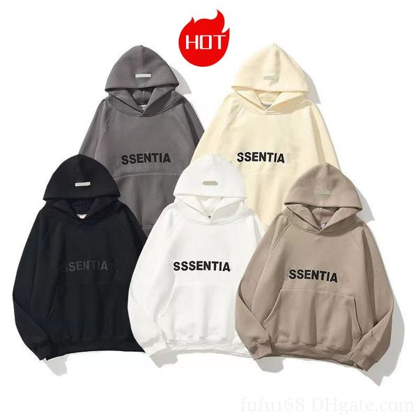 

Men hoodie mens designer hoodies essentialclothing hoodys women clothes pullover sleeveless O-Neck Letter printed green overcoat streetwear white clothe