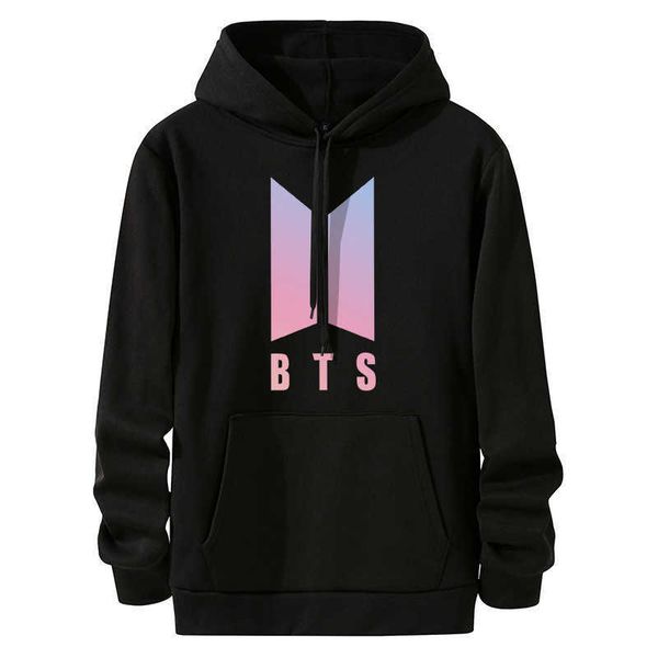 b. t.s south korean boys' new album sweater collective digital loose hooded support service for men and women, Black
b. t.s south korean boys' new album sweater collective digital loose hooded support service for men and women, Black