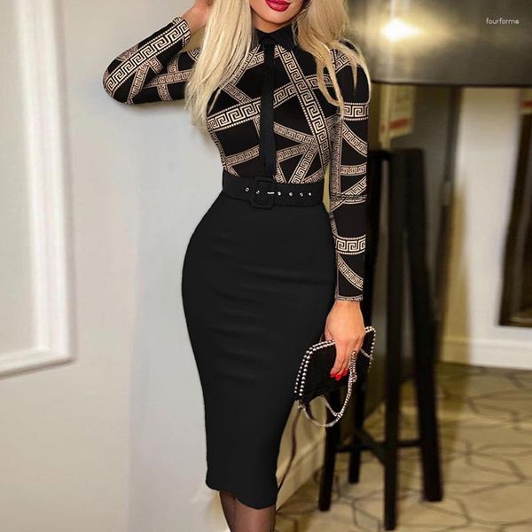 casual dresses eleggant o neck slim women fashion patchwork print office lady dress long sleeve bodycon mid vestidos, Black;gray
casual dresses eleggant o neck slim women fashion patchwork print office lady dress long sleeve bodycon mid vestidos, Black;gray
