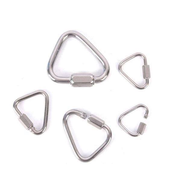 solid triangle carabiner stainless steel keychain snap clip hook buckle screw lock safety lock for rock climbing high jlludq1124318
solid triangle carabiner stainless steel keychain snap clip hook buckle screw lock safety lock for rock climbing high jlludq1124318