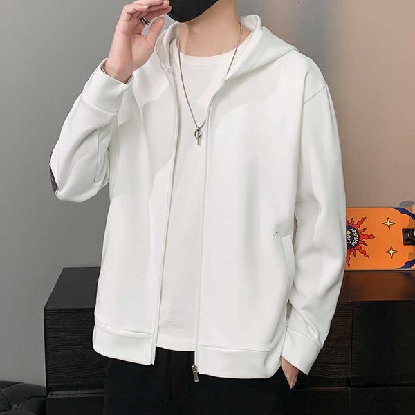 men's sweater spring and autumn 2023 china-chic sports hooded zip cardigan jacket casual fashion brand, Black
men's sweater spring and autumn 2023 china-chic sports hooded zip cardigan jacket casual fashion brand, Black
