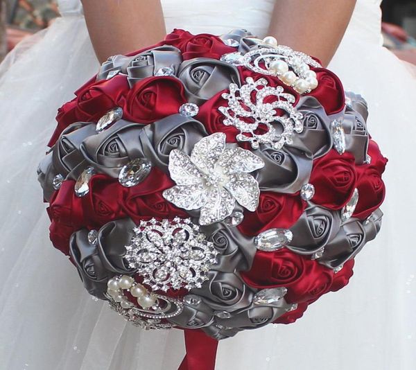 luxurious 18cm ribbon wedding flowers satin bridal bouquets ramos de novia artificial flowers crystal diamond brooch wedding bouqu3547577
luxurious 18cm ribbon wedding flowers satin bridal bouquets ramos de novia artificial flowers crystal diamond brooch wedding bouqu3547577