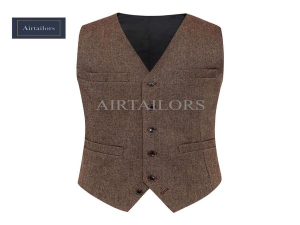 2019 rustic wedding brown wool tweed vest men british style groom vests custom made mens suit vests prom wedding waistcoat mens dr2042291, Black
2019 rustic wedding brown wool tweed vest men british style groom vests custom made mens suit vests prom wedding waistcoat mens dr2042291, Black