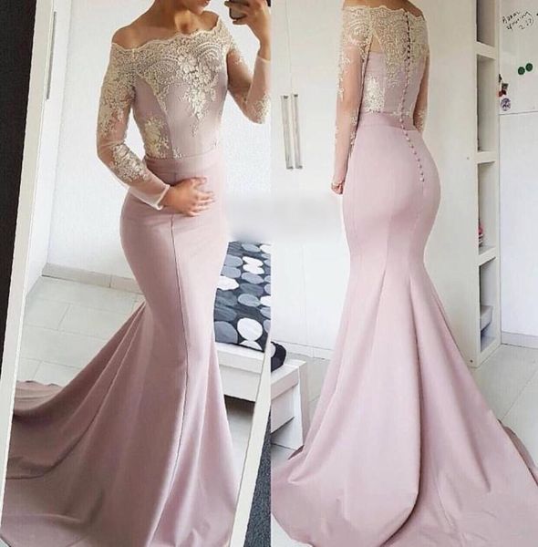 boat neck long sleeve evening dresses arabic lace prom dresses satin appliques buttons mermaid formal evening gowns robe de s6478834, Black;red
boat neck long sleeve evening dresses arabic lace prom dresses satin appliques buttons mermaid formal evening gowns robe de s6478834, Black;red