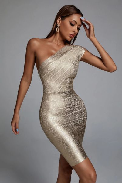urban dresses celebrity one shoulder foiling gold print rayon bandage dress elegant club party vestidos 230630, White;black
urban dresses celebrity one shoulder foiling gold print rayon bandage dress elegant club party vestidos 230630, White;black